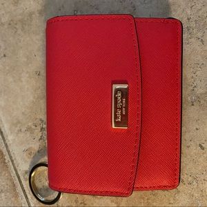 Kate Spade mini key ring wallet